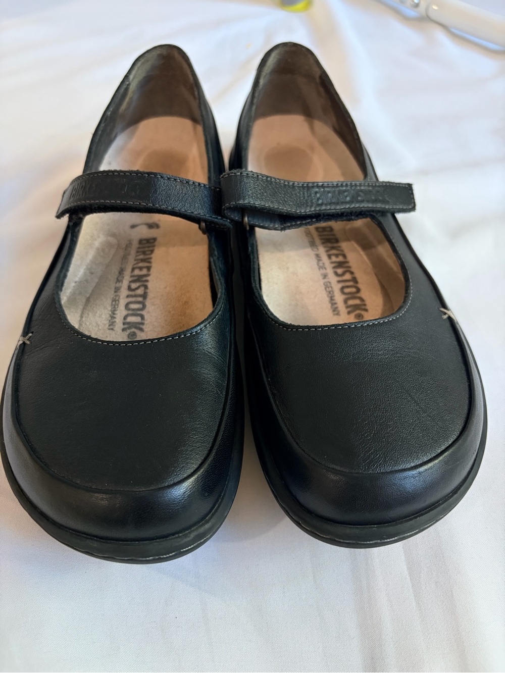 Birkenstock Iona Mary Jane Black Leather Shoes Women’s Size EU 39, US 8-8.5